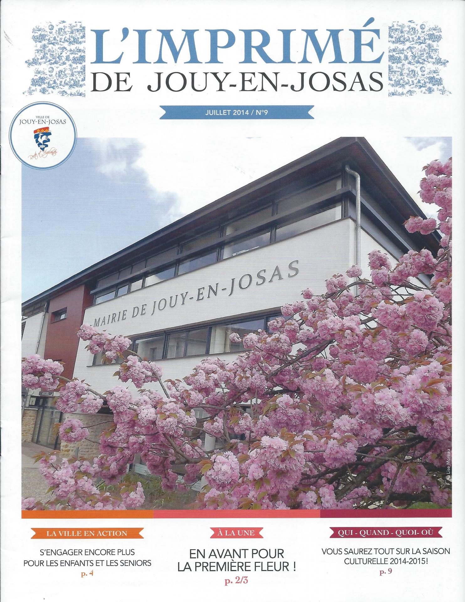 L'imprimé de Jouy en Josas Juillet 2014